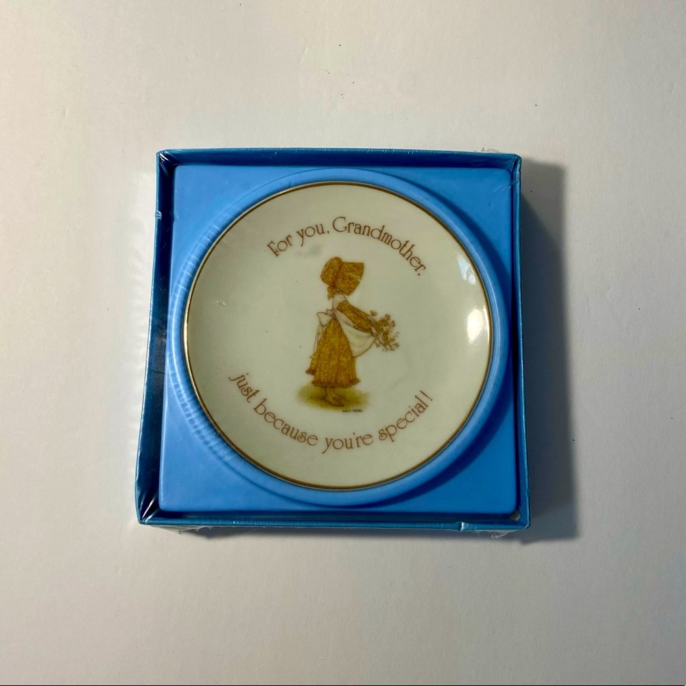 American Greetings Lasting Treasures 4” Porcelain Plate For You Grandmother NEW